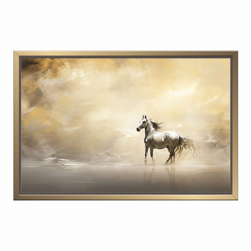 Pasture Portrait: Horse Canvas Painting