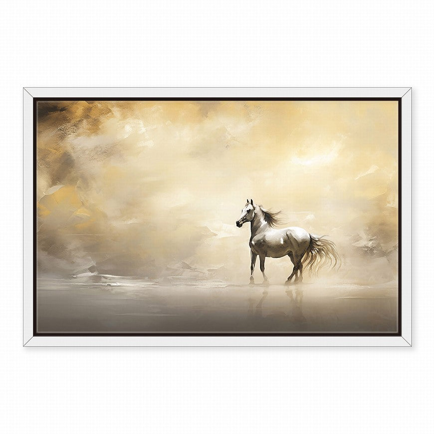 Pasture Portrait: Horse Canvas Painting