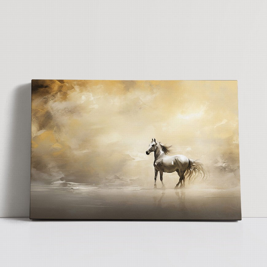 Pasture Portrait: Horse Canvas Painting