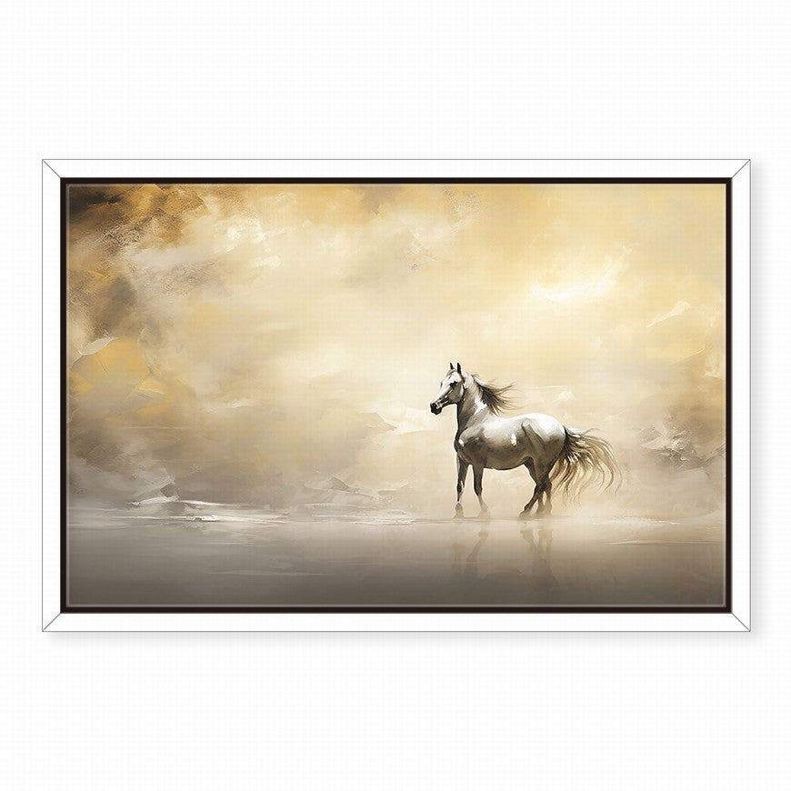 Pasture Portrait: Horse Canvas Painting