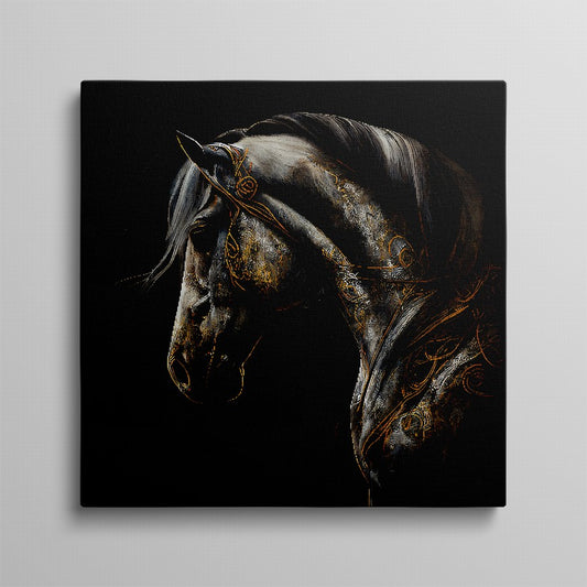 Tranquil Trails: Home Horse Canvas