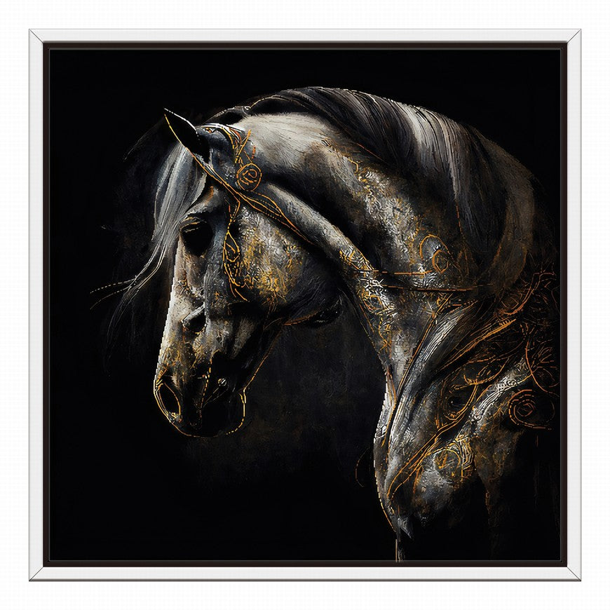 Tranquil Trails: Home Horse Canvas