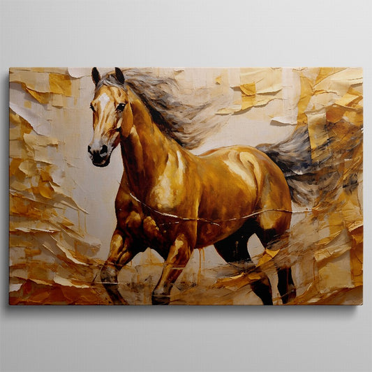Serenade in Saddle: Horse Home Art