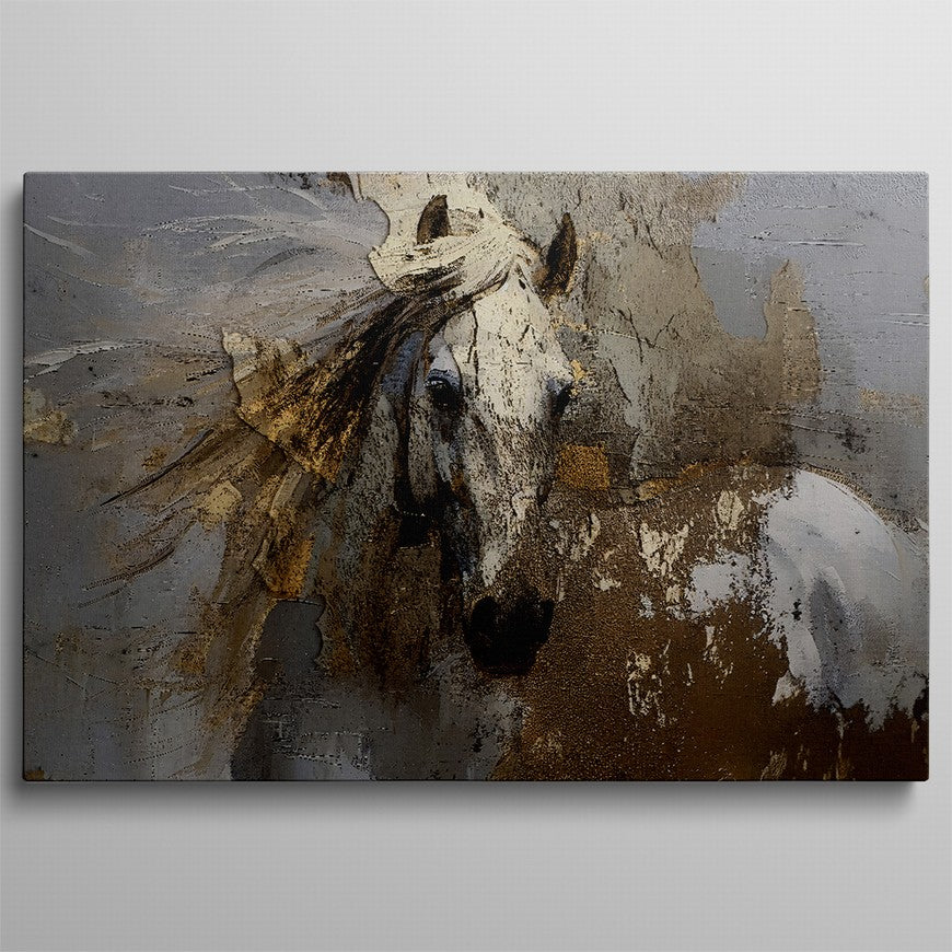 Nature's Nobility: Horse Home Canvas