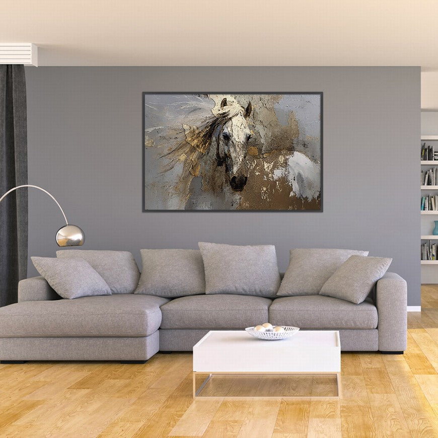 Nature's Nobility: Horse Home Canvas