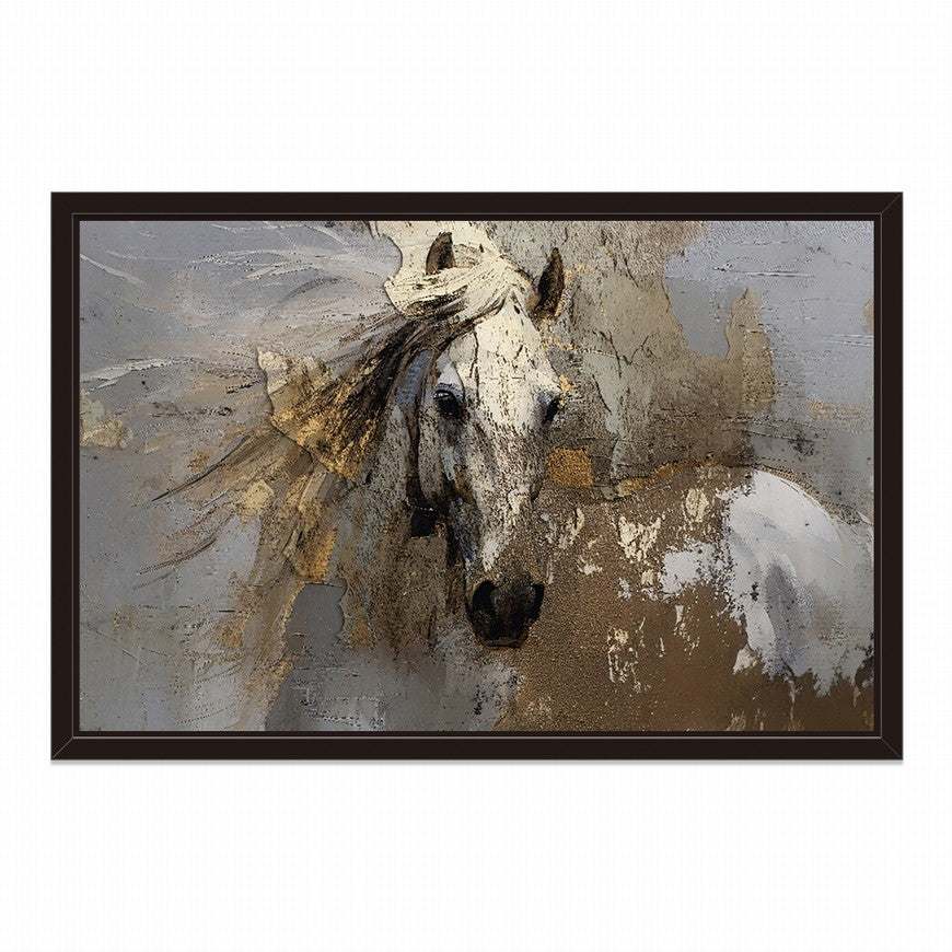 Nature's Nobility: Horse Home Canvas