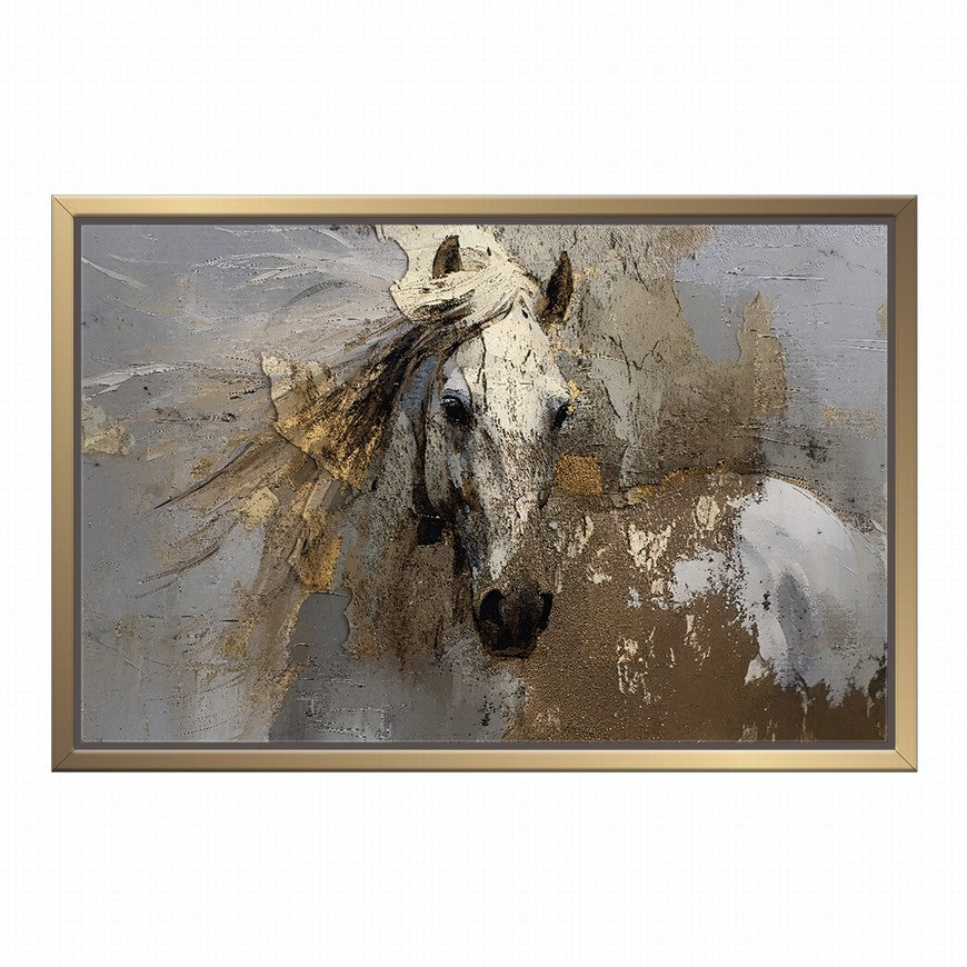 Nature's Nobility: Horse Home Canvas