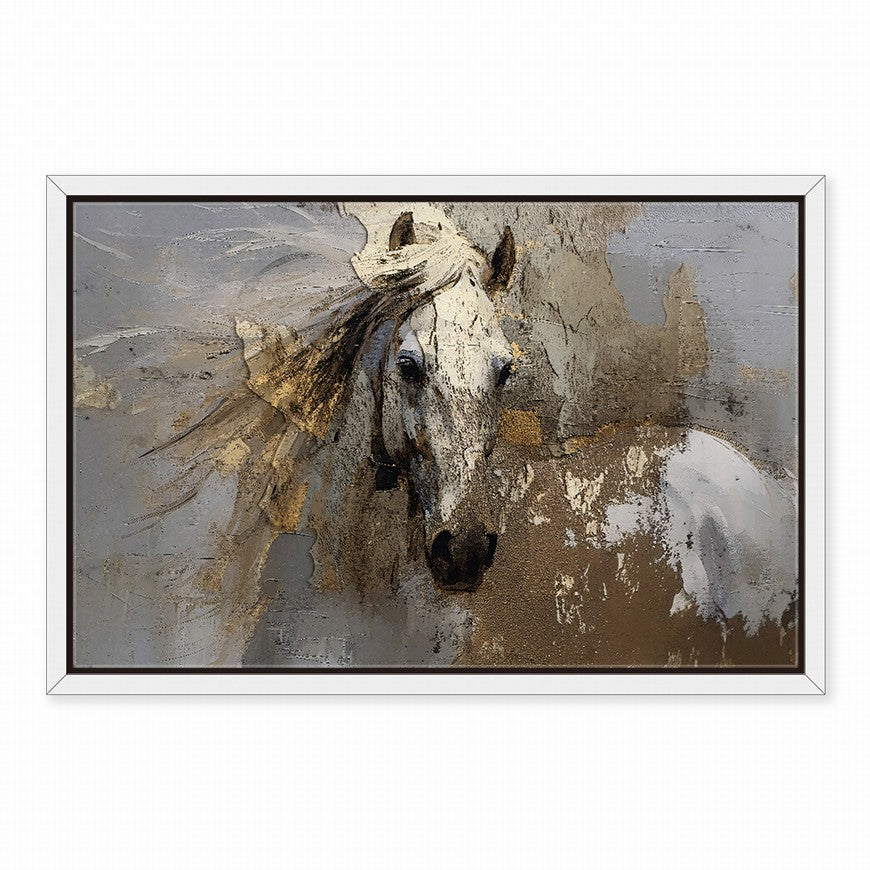 Nature's Nobility: Horse Home Canvas