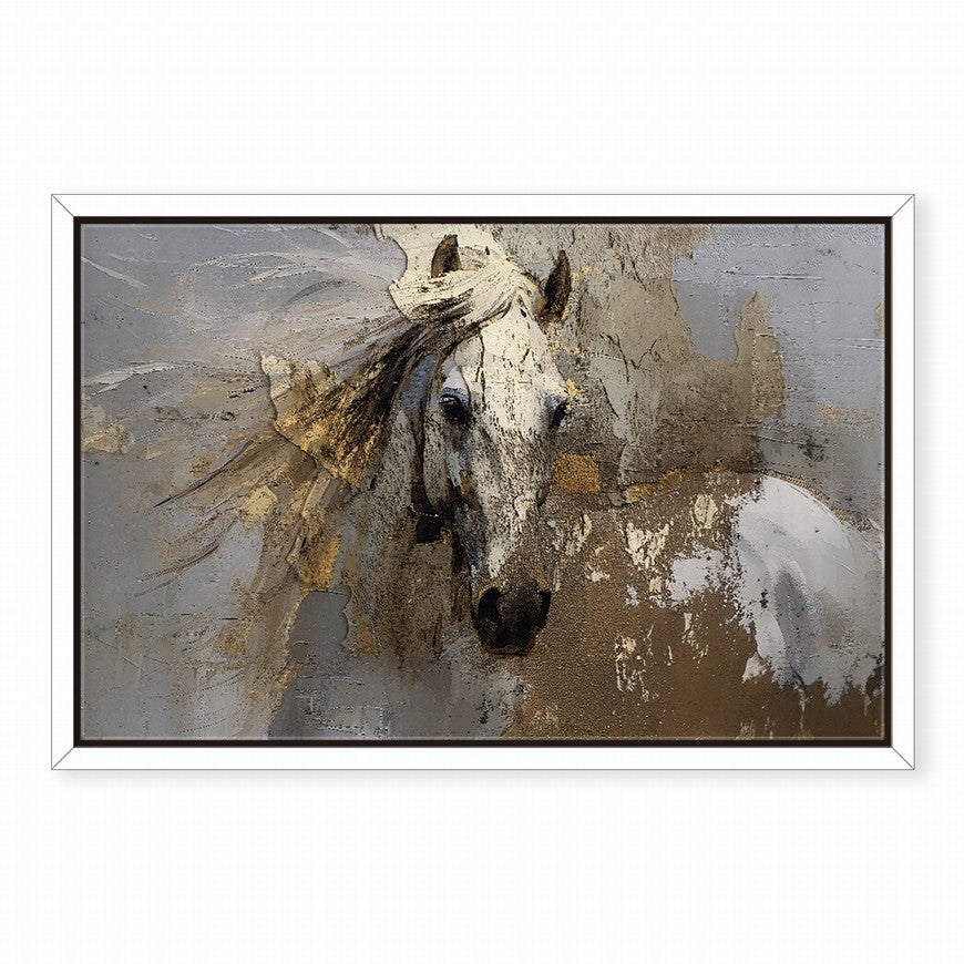 Nature's Nobility: Horse Home Canvas