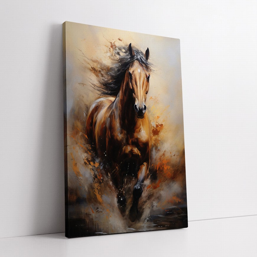 Majestic Meadow: Horse Canvas Print