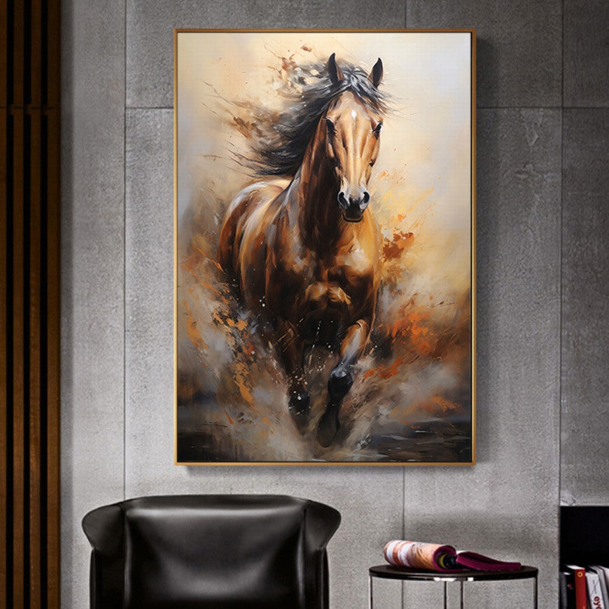 Majestic Meadow: Horse Canvas Print