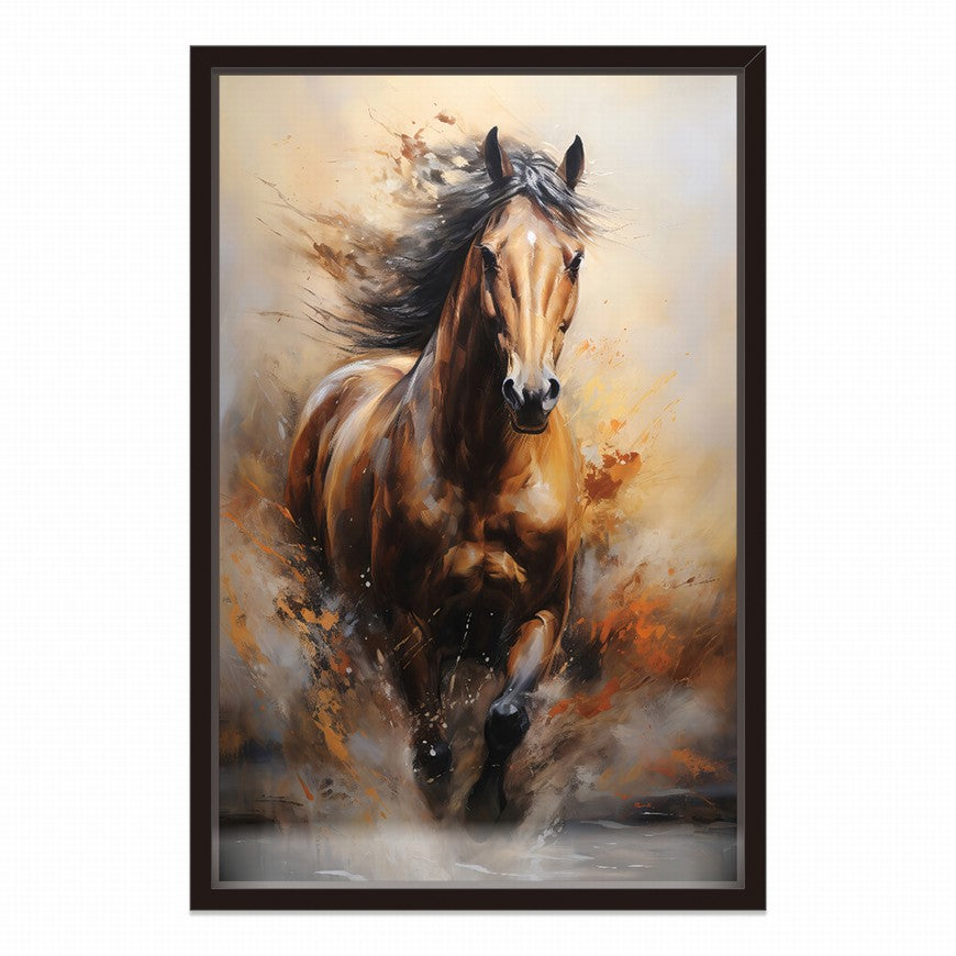 Majestic Meadow: Horse Canvas Print