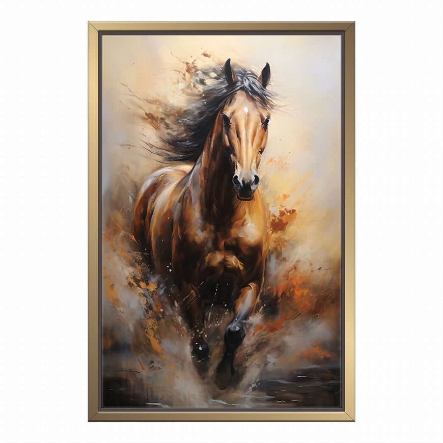 Majestic Meadow: Horse Canvas Print