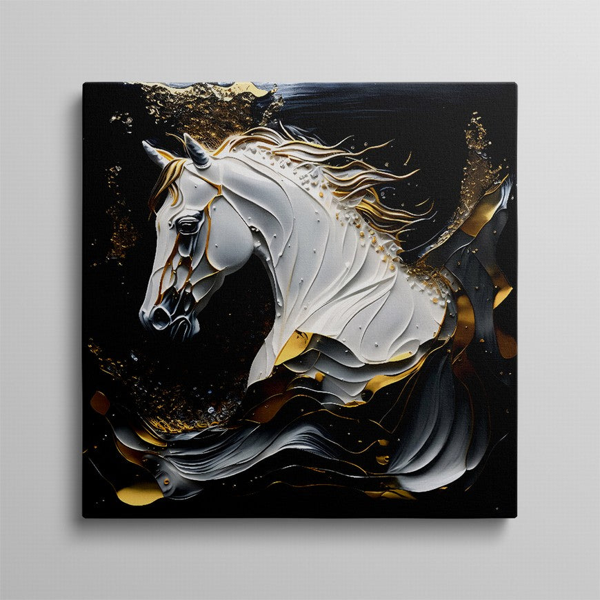 Rural Reflections: Horse Wall Art Piece