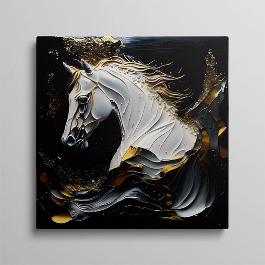 Rural Reflections: Horse Wall Art Piece