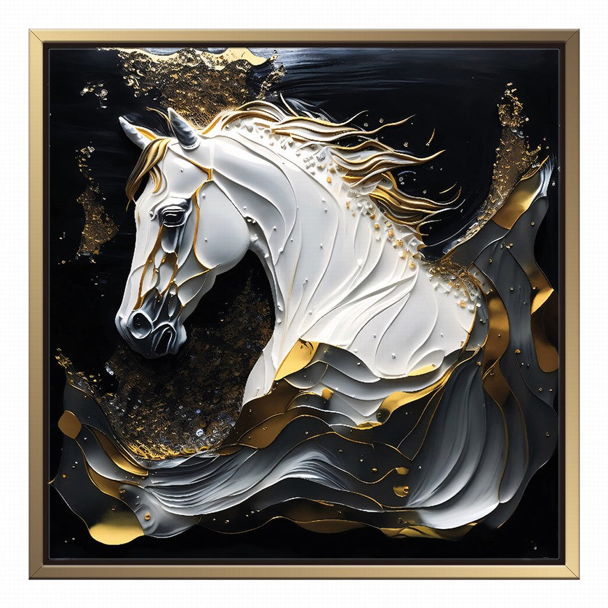 Rural Reflections: Horse Wall Art Piece