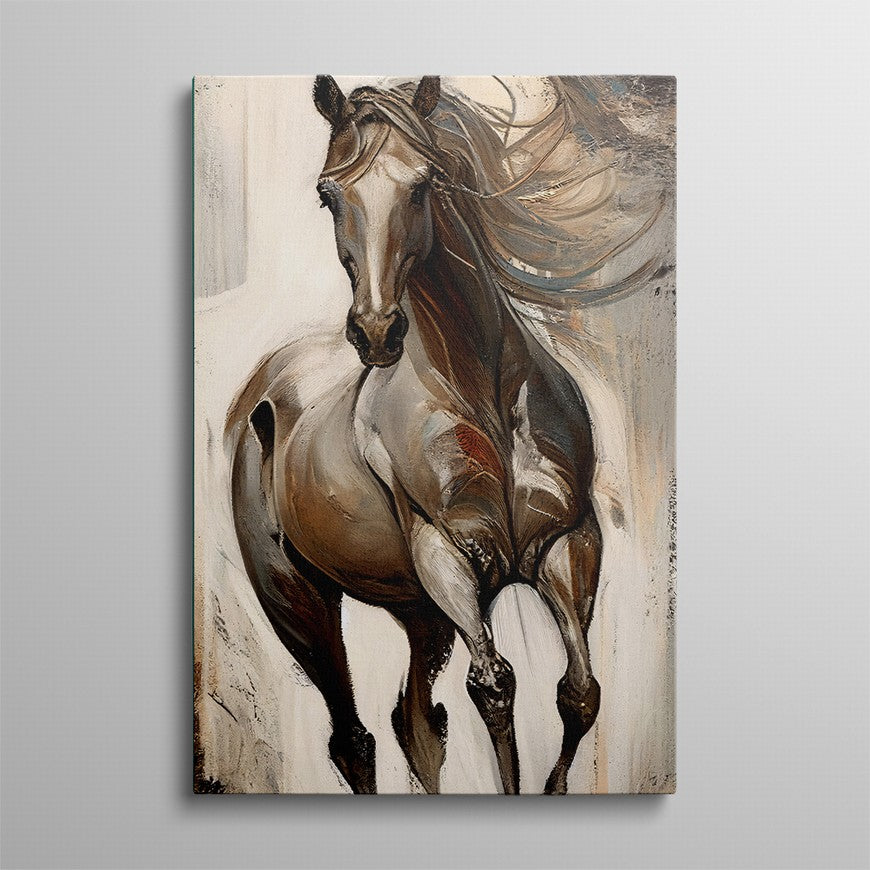 Equestrian Euphoria: Horse Wall Canvas