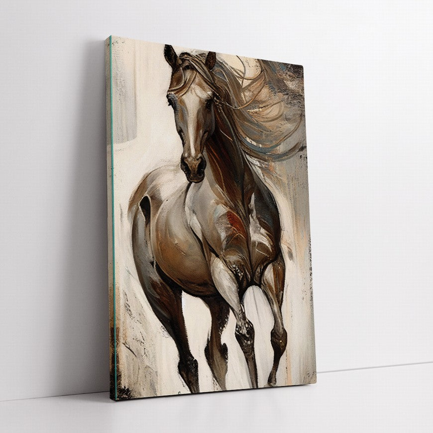 Equestrian Euphoria: Horse Wall Canvas
