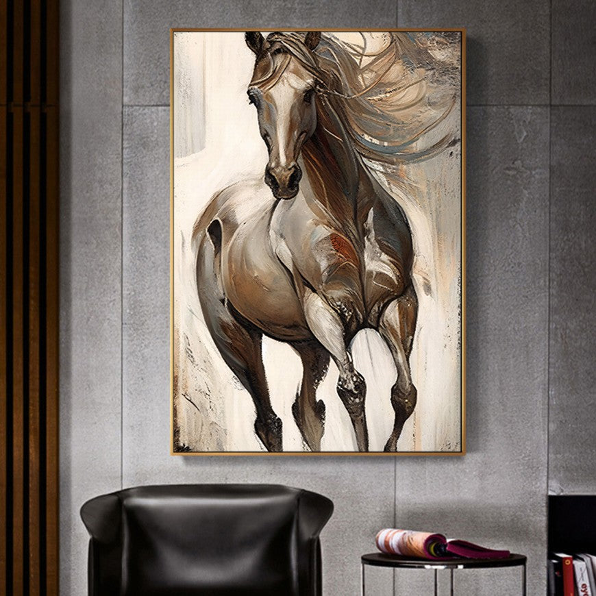 Equestrian Euphoria: Horse Wall Canvas