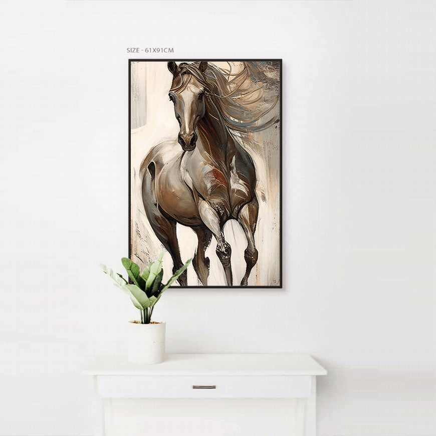 Equestrian Euphoria: Horse Wall Canvas
