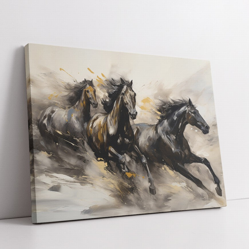 Mystic Mustang: Horse Canvas Artwork