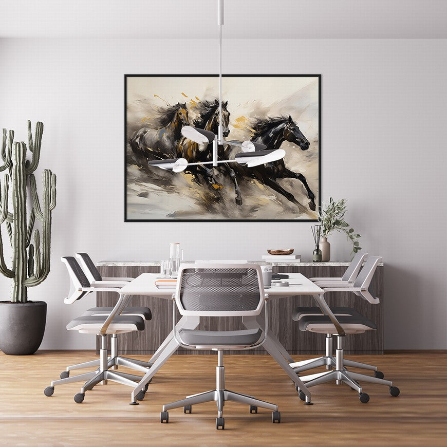 Mystic Mustang: Horse Canvas Artwork