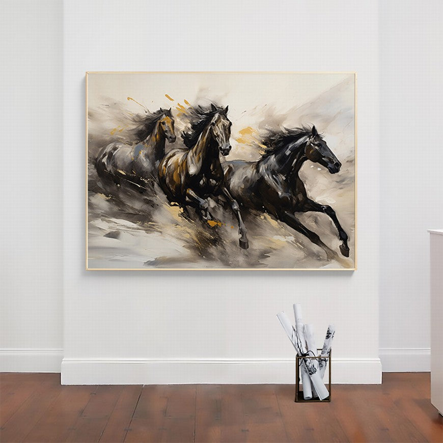 Mystic Mustang: Horse Canvas Artwork