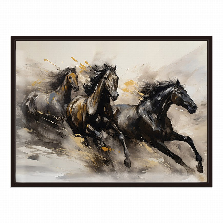 Mystic Mustang: Horse Canvas Artwork