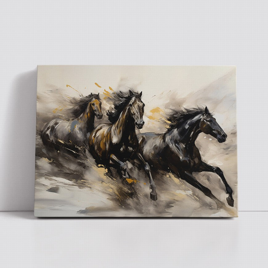 Mystic Mustang: Horse Canvas Artwork