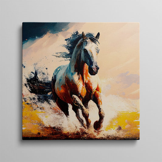 Tranquil Trails: Horse Wall Art Piece