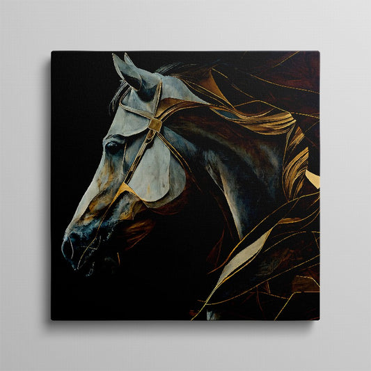 Serenade in Saddle: Home Horse Art