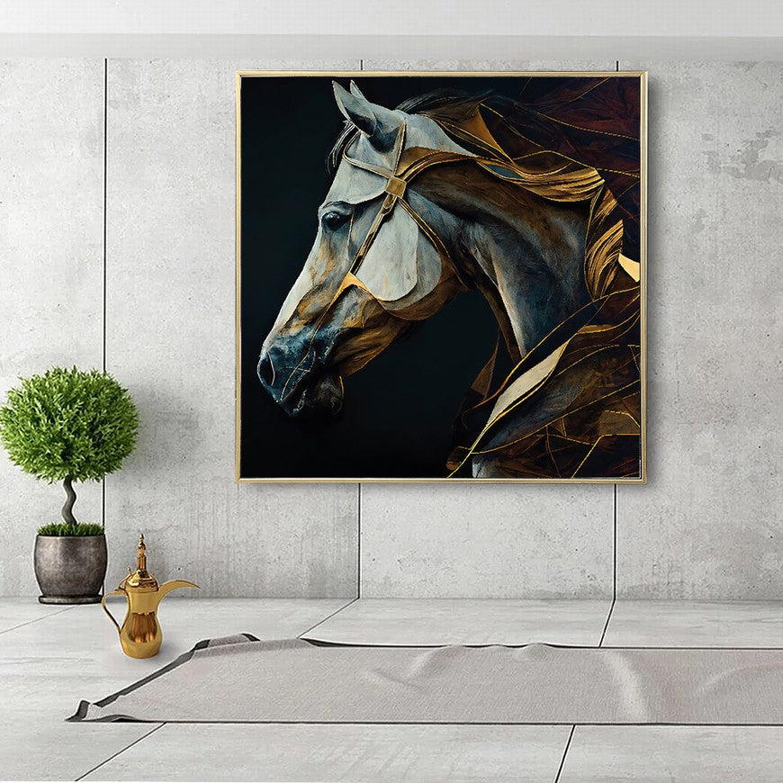 Serenade in Saddle: Home Horse Art