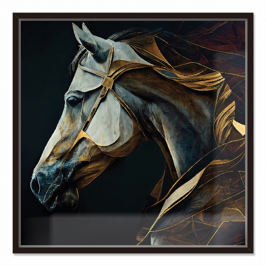Serenade in Saddle: Home Horse Art