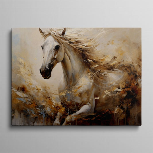 Majestic Mustang: Horse Home Canvas