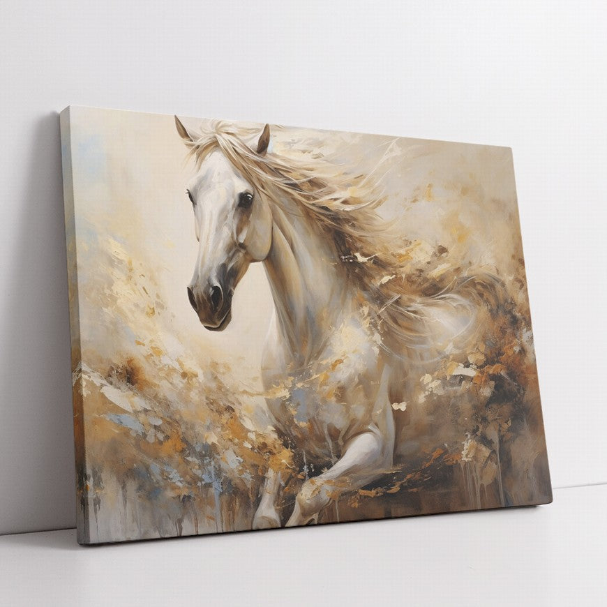 Majestic Mustang: Horse Home Canvas