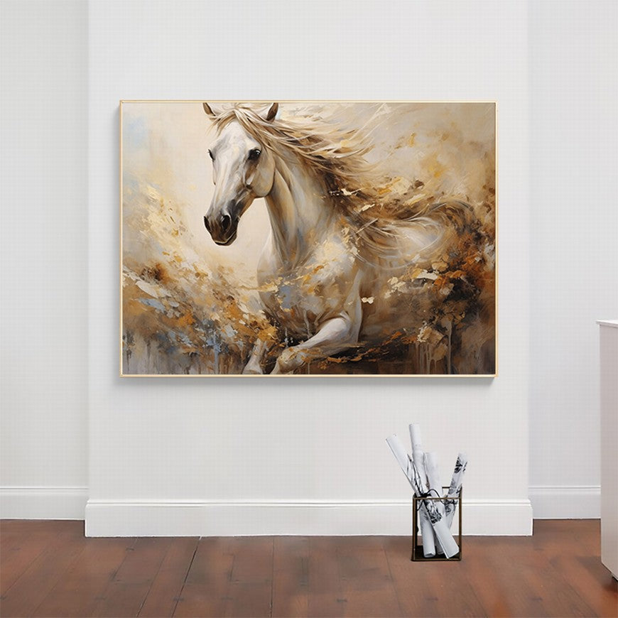 Majestic Mustang: Horse Home Canvas