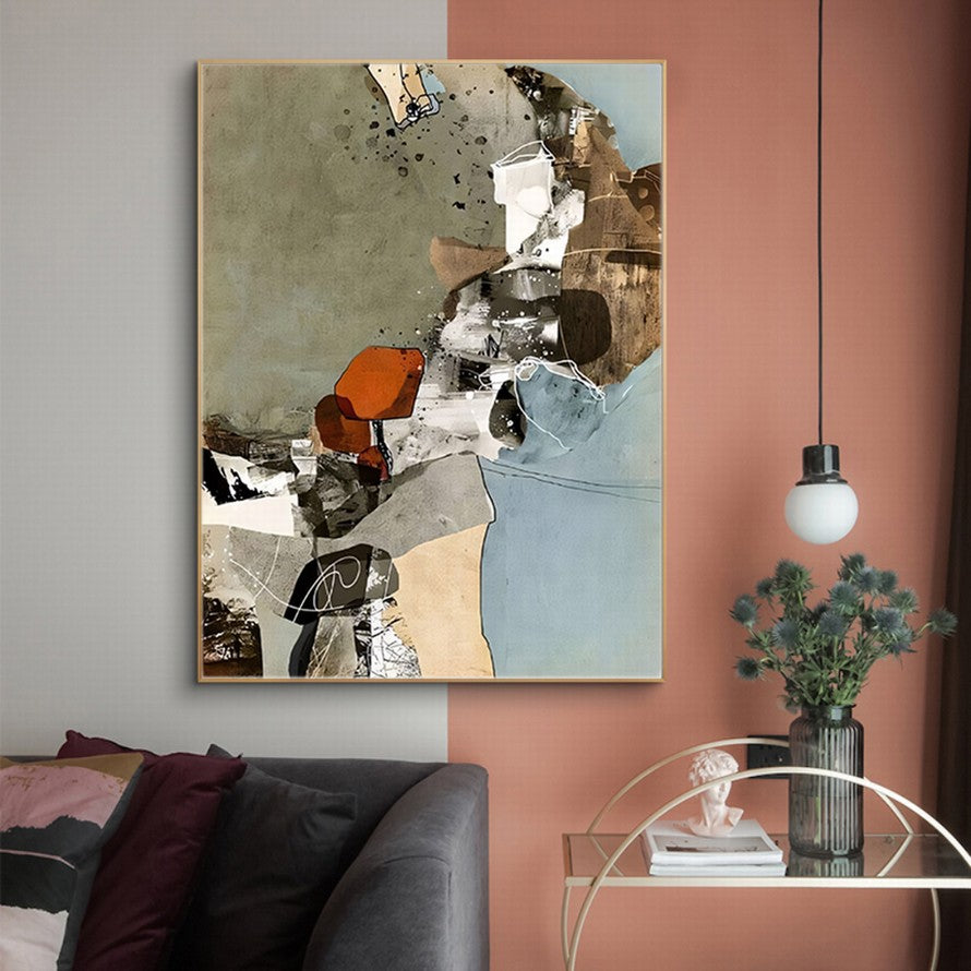 Eruption of Vivid Dreams Abstract Painting