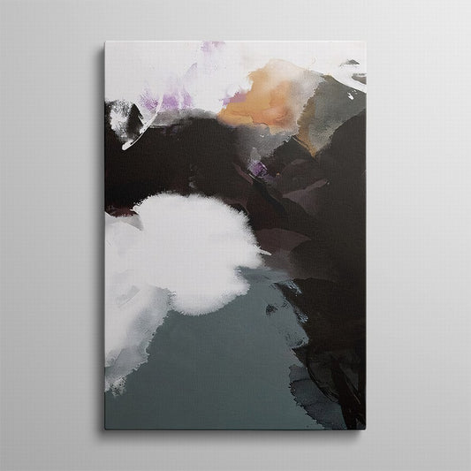 Monochrome Symphony, Stark Contrast Canvas