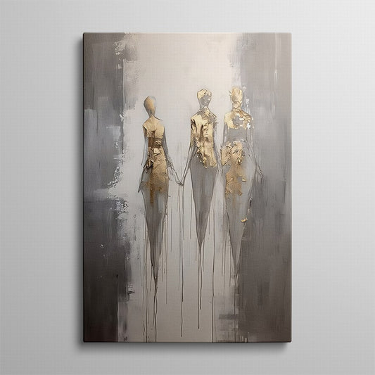 Elegance in Dual Tones Canvas