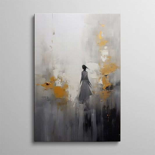 Solitude in Creamy Hues Canvas