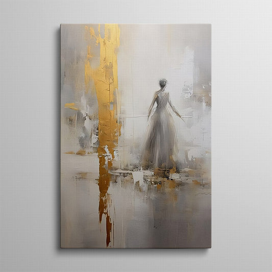 Gentle Radiance, Soft Backdrop Canvas