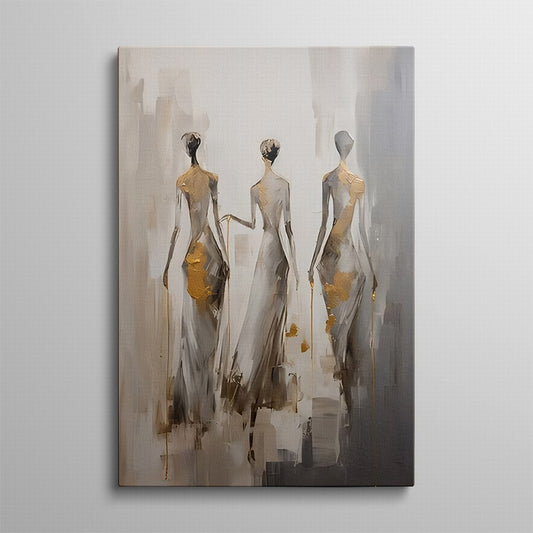 Lustrous Glow, Earthy Harmony Canvas