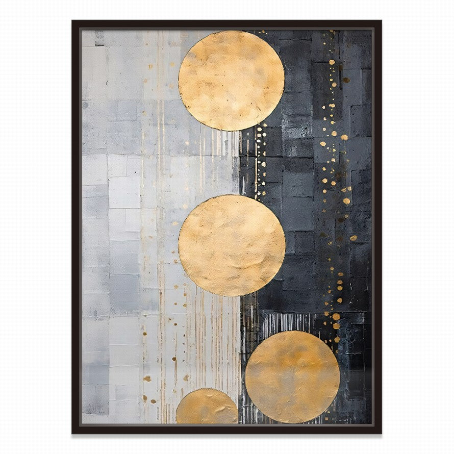 Beige and Gold Fusion Canvas