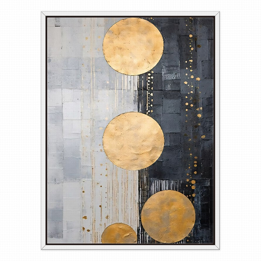 Beige and Gold Fusion Canvas