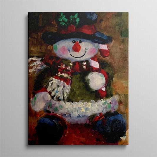 Whimsy in Stuffed Forms Oil Canvas