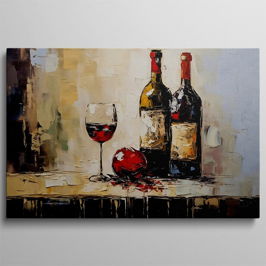 Whispers of Vineyard Nights Oil Canvas