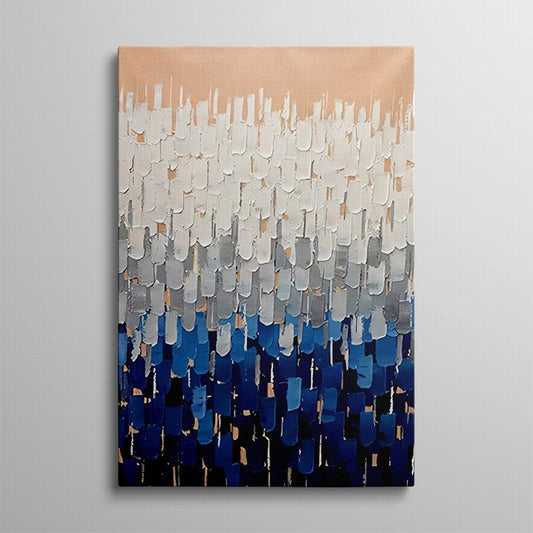 Thorns of Pastel Splash of Colors Abstract Oil Canvas