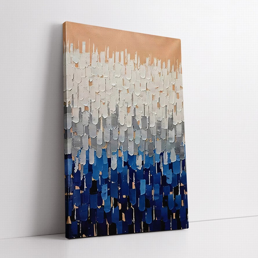 Thorns of Pastel Splash of Colors Abstract Oil Canvas