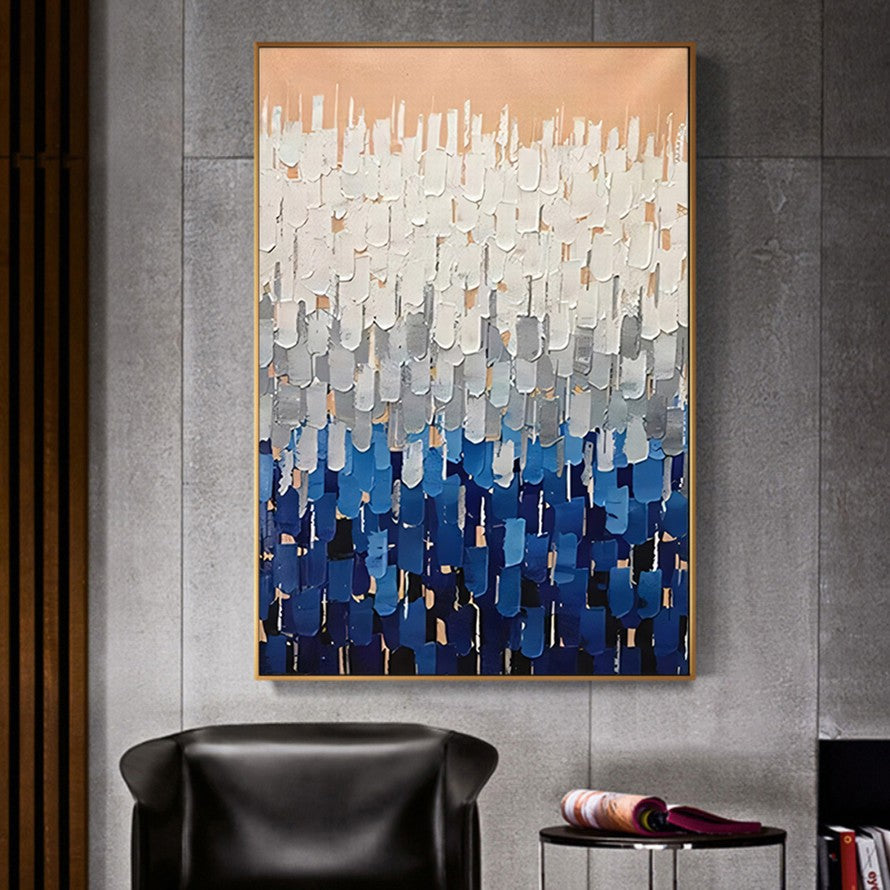 Thorns of Pastel Splash of Colors Abstract Oil Canvas