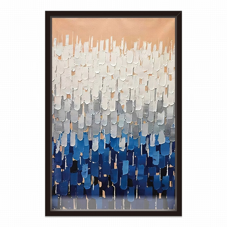 Thorns of Pastel Splash of Colors Abstract Oil Canvas